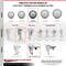 Service Caster 4 Inch SS Thermoplastic Rubber Swivel Top Plate Caster Set Total Lock Brake SCC SCC-SSTTL20S414-TPRB-4 - alternate 1